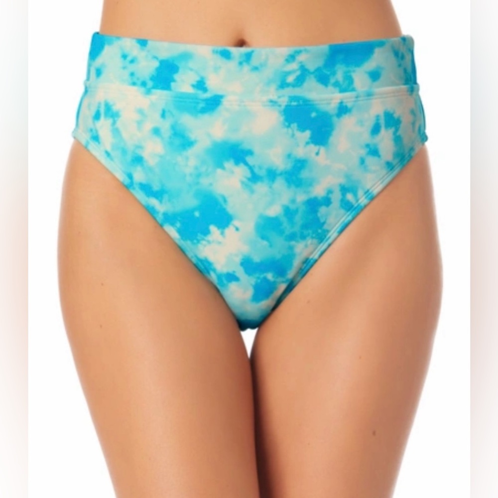 NWT California Waves High Waisted Tie Dye Bikini Bottom